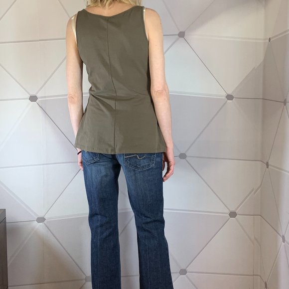 Nic+Zoe Perfect Tank Top in Dark Olive - Picture 8 of 8